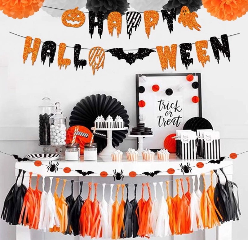 Dekoracja Na Halloween Girlanda Happy Halloween