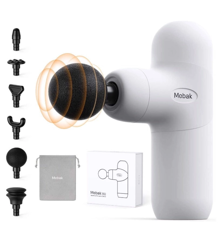 Pistolet Do Masażu Mebak Mini 4 Gen. 6 Nakładek Ma