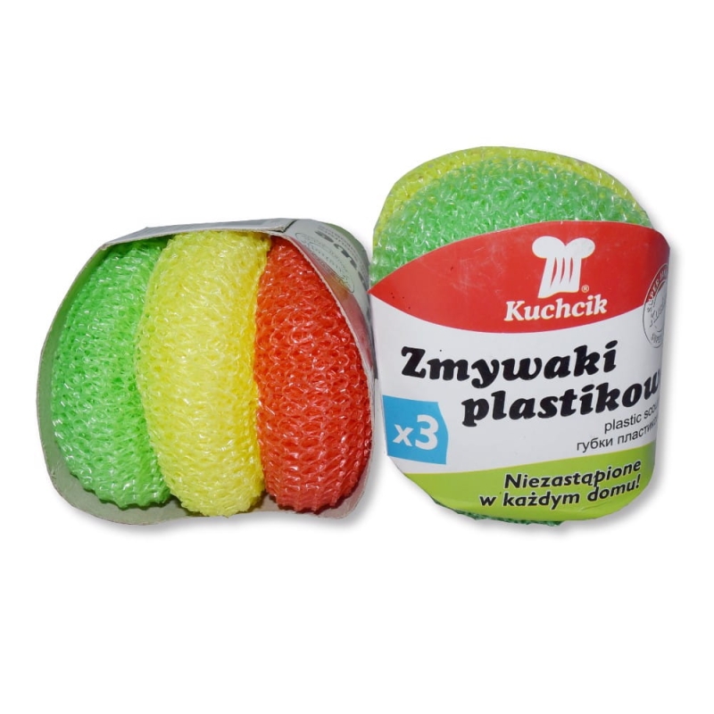 Zmywak plastikowy Kuchcik 3szt