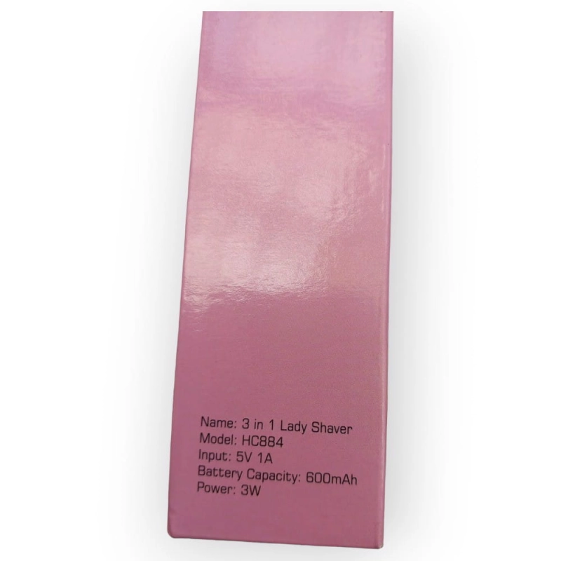 Trymer Dla Kobiet 3 W 1 Elektryczny Różowy Electri