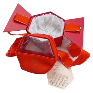 Kosmetyczka Podróżna Kolor Czerwony Vale4You