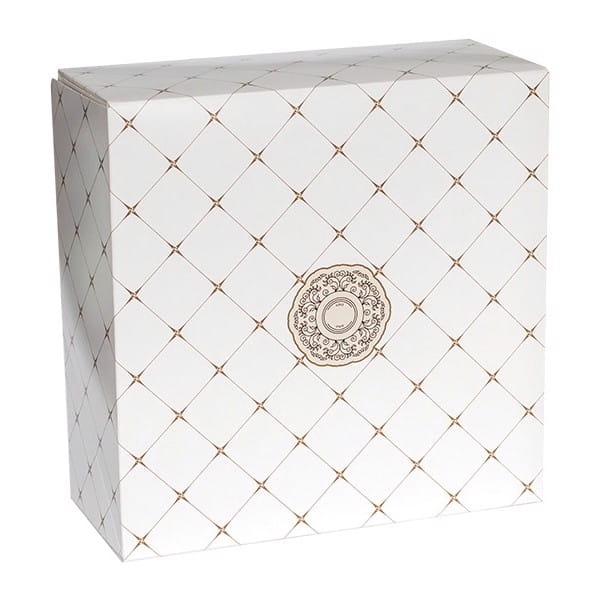 Pudełko na tort 30x30x12cm rozeta 10szt $ (opłata SUP)