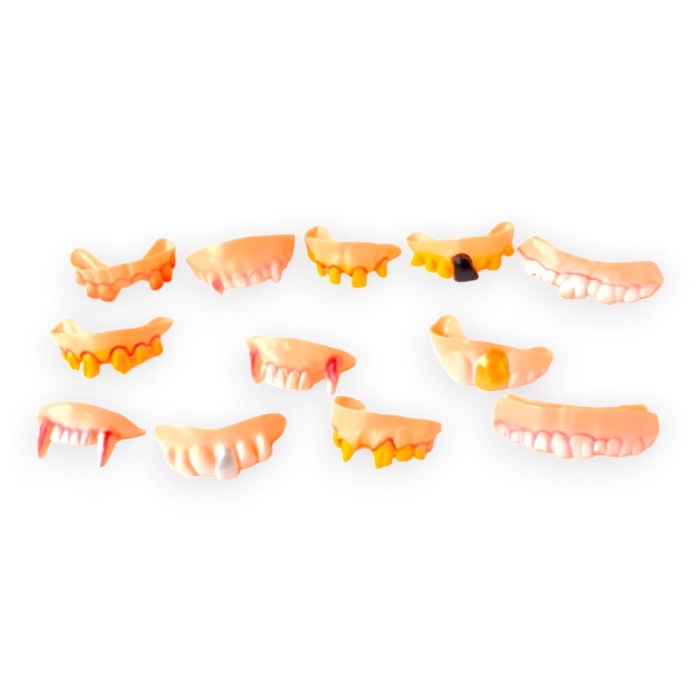Zabawka Zęby Wampira Halloween Sztuczne Zęby
