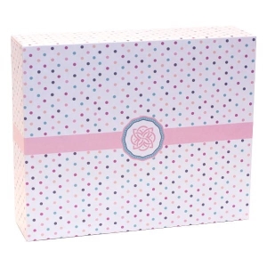 Pudełko na tort 25x21x7cm kropki 20szt $ (opłata SUP)