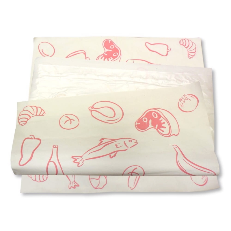 Papier pakowy foliowany 42x37 nadruk 10kg