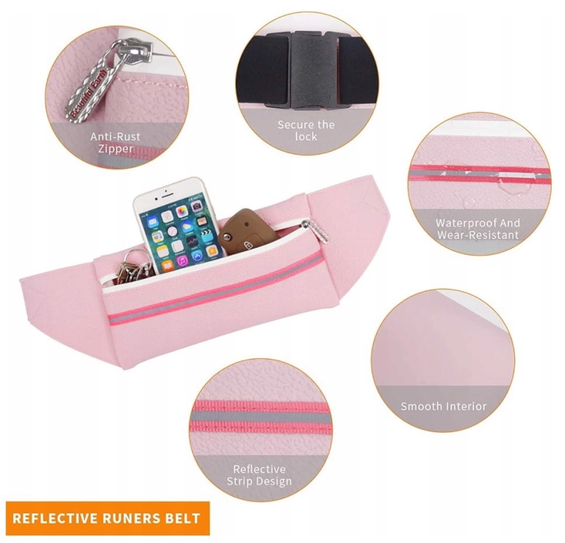 Saszetka Nerka Na Telefon Pas Do Biegania Różowa