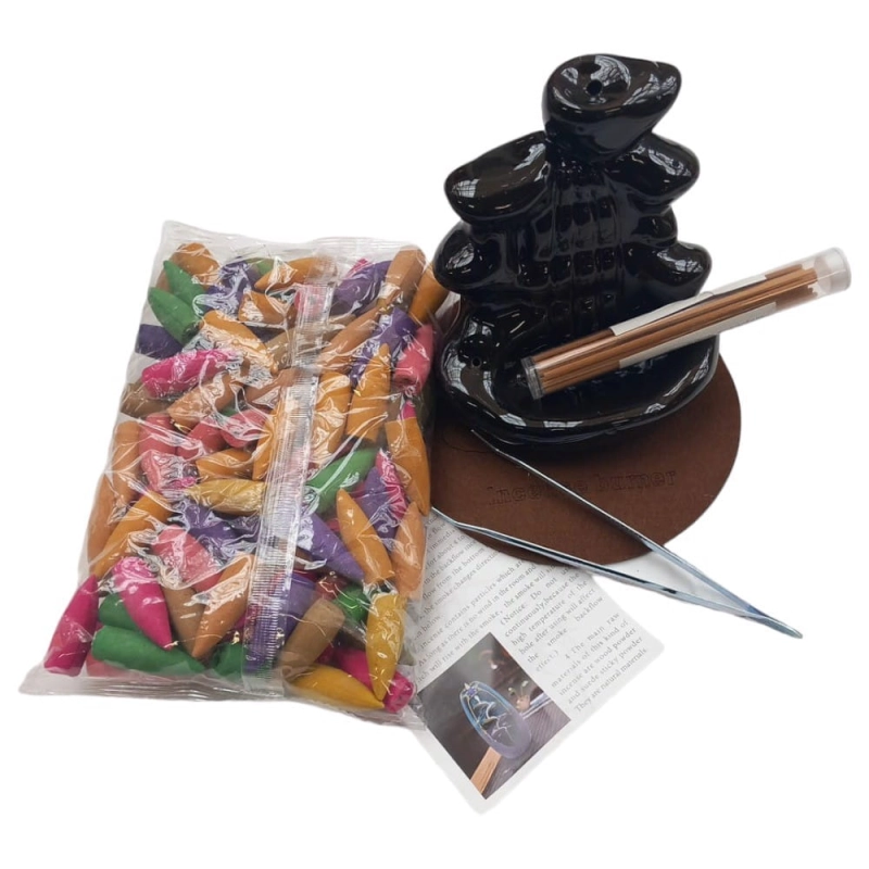 Kominek na kadzidełka + 30 kadzidełek