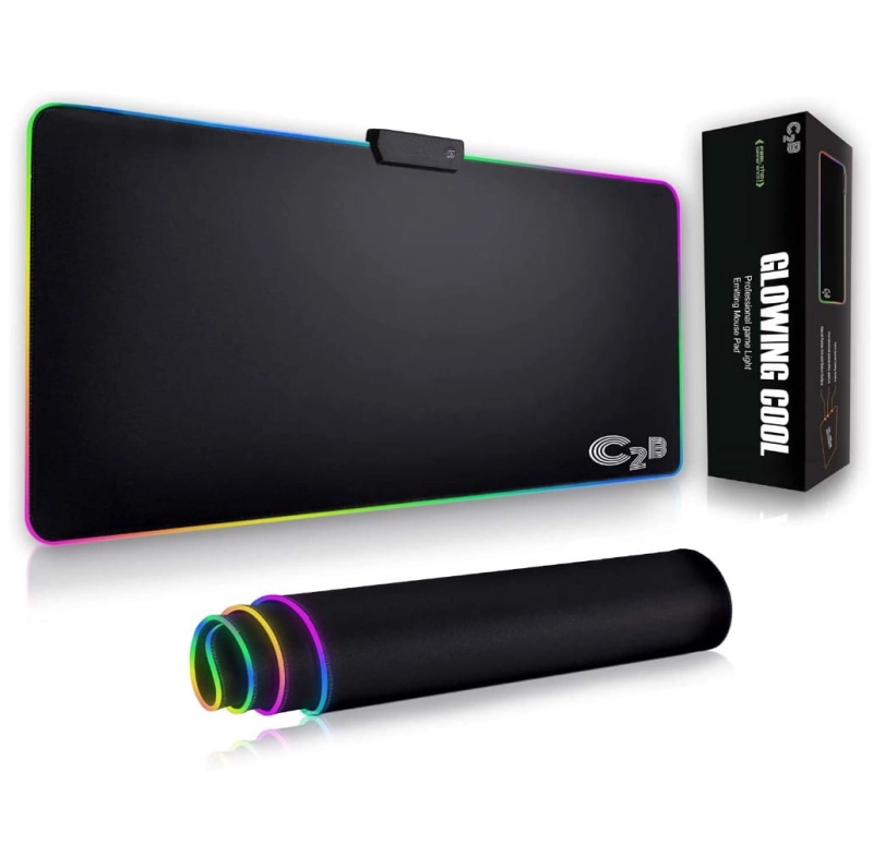 Podkładka Gamingowa Led Pod Mysz Xxl 80X30 Cm