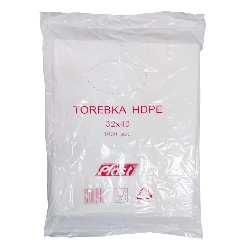 Torebki woreczki HDPE 32x40 cm a'1000