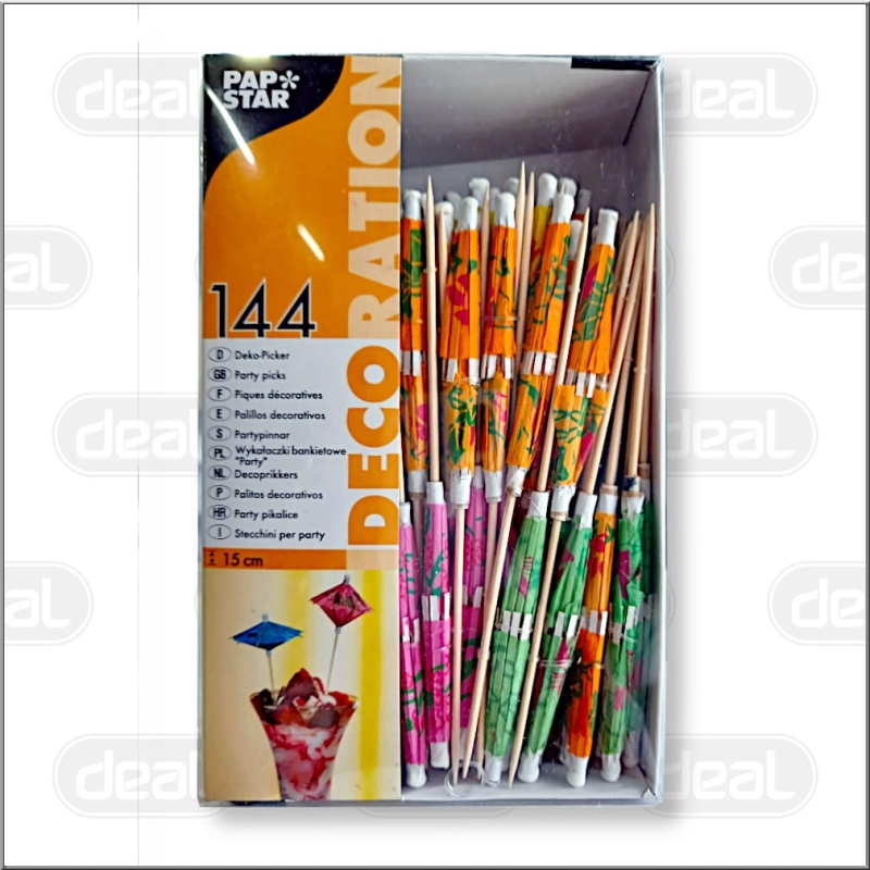 Wykałaczki bankietowe 15cm Party drewno