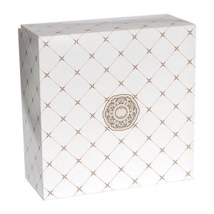 Pudełko na tort 30x30x12cm rozeta 10szt $ (opłata SUP)