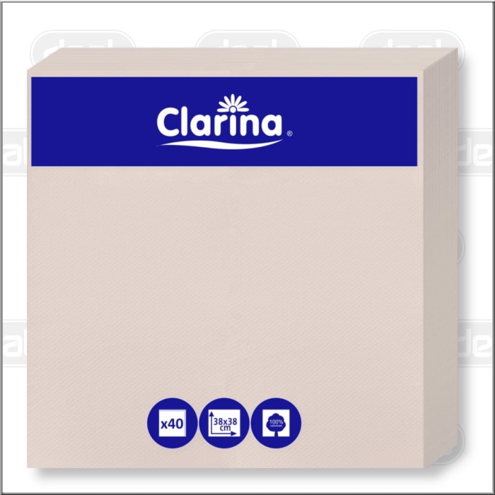 Serwetka gastronomiczna 38x38 punta 40szt szampan