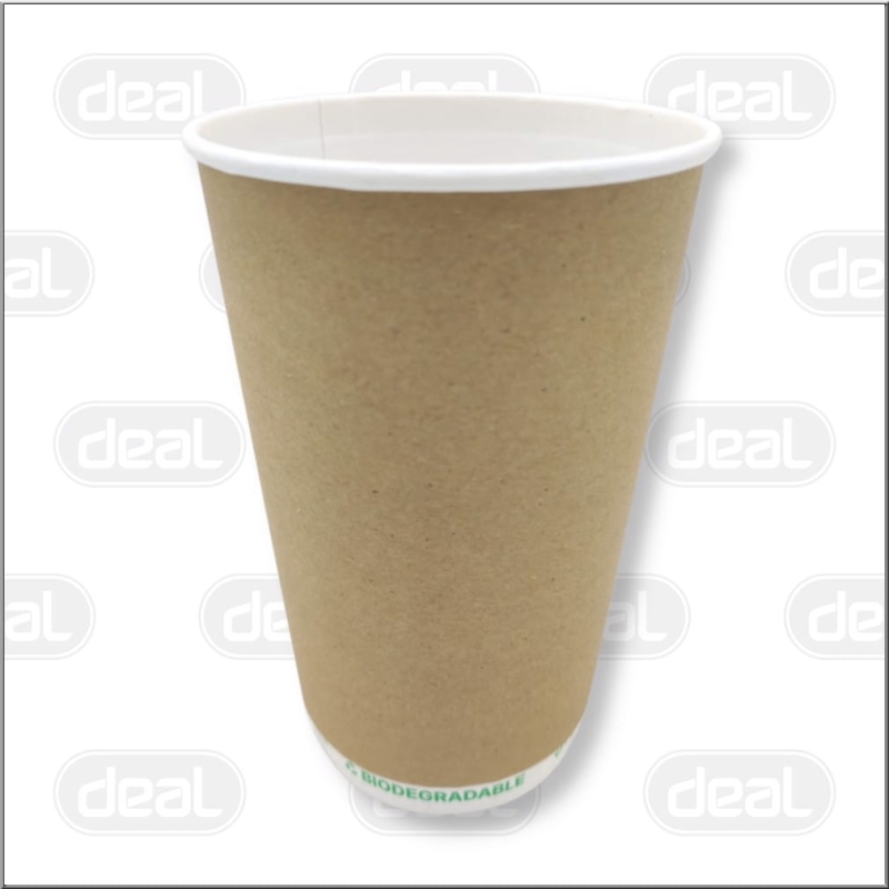 Kubek papierowy PLASTIC FREE 400ml 25szt
