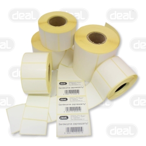 Etykiety samoprzylepne 58x56 550etykiet na rolce