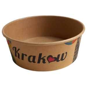Miska papier Kraft 1300ml 50szt Potcart1300C002 $ (opłata SUP)