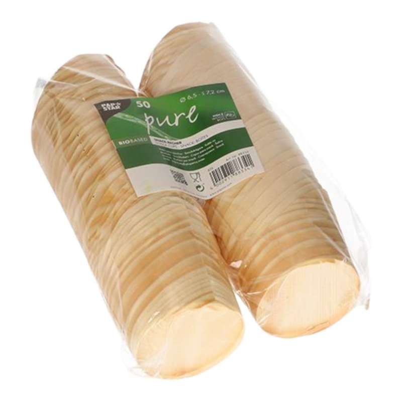 Kubek Fingerfood Fi 65Mm Drewniany Pucharek 50Szt