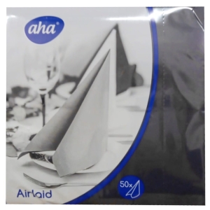 Serwetka Airlaid 40x40 flizelina czarna 50szt