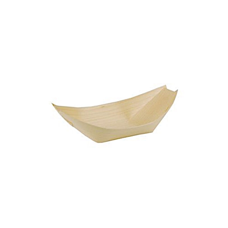 Łódeczka drewniana 165x85mm fingerfood 50szt
