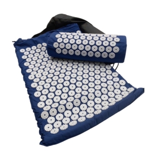 Mata Z Poduszką Do Akupresury Z Kolcami Niebieska