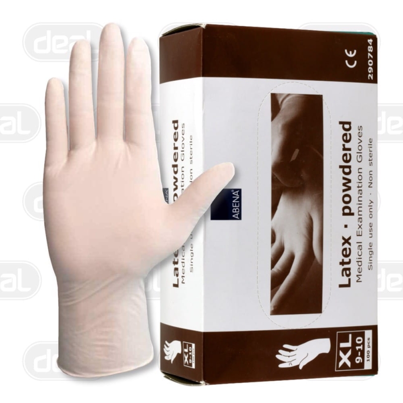 Rękawice lateksowe pudrowane XL Abena