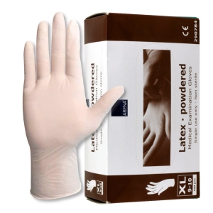 Rękawice lateksowe pudrowane XL Abena