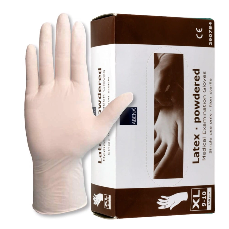 Rękawice lateksowe pudrowane XL Abena