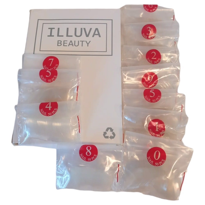 Sztuczne Paznokcie Akrylowe 500 Szt.