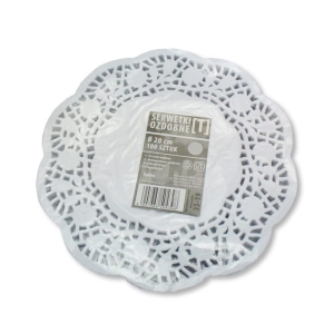 Serwetka ozdobna róża 20cm 100szt