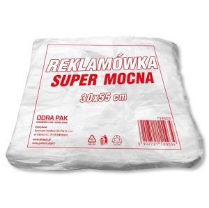 Reklamówka 30x55 HDPE biała 14 mic 120 szt