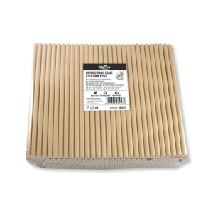 Słomki biodegradowalne papierowe 20cm śr.8 250szt