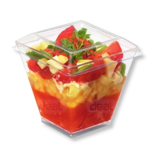 Kubek fingerfood 120ml 6x6 cm piramida 50szt