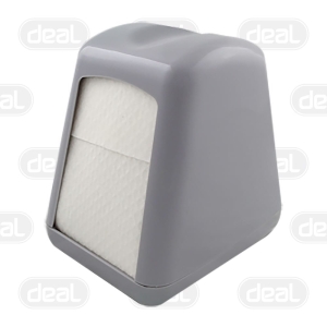 Dozownik do serwetek 17x17cm szary Clarina