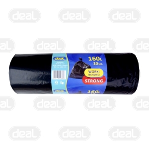 Worki na śmieci 160L strong LD 10szt