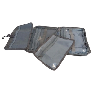 Kosmetyczka podróżna organizer składany szary