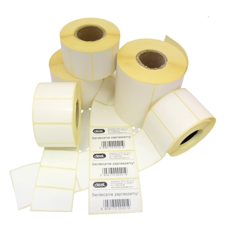 Etykiety samoprzylepne 58x40 500etykiet na rolce