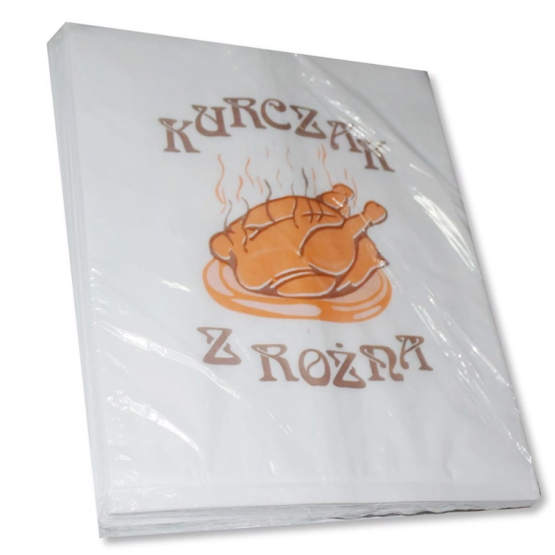 Opakowanie papierowe foliowane na kurczaka 100szt
