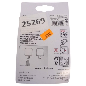 Haczyk wieszak na ręczniki samoprzylepny