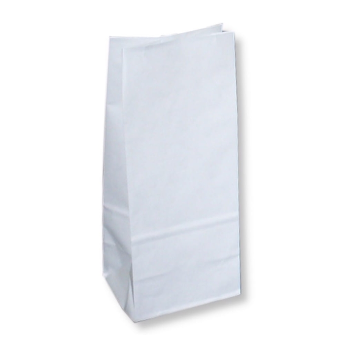 Torba papierowa 36x12/7,5cm biała klockowa 1000szt