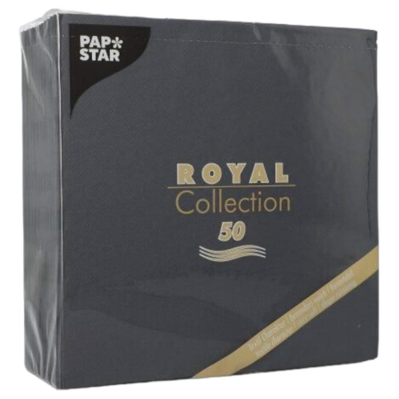 Serwetka Gastronomiczna 40X40 Royal Czarna 50Szt