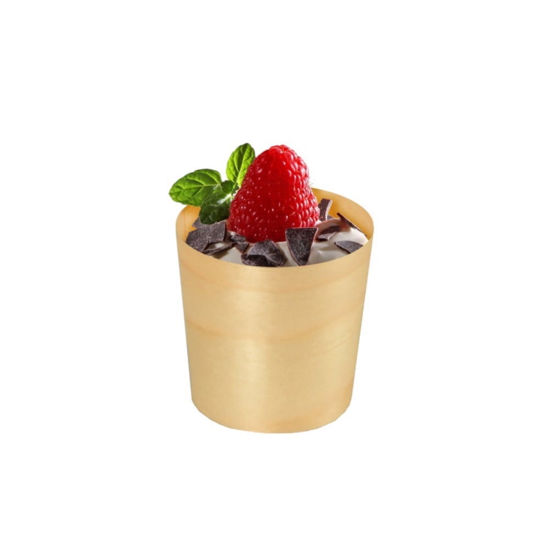 Kubek Fingerfood Fi 4,5Cm Drewniany Pucharek 50Szt