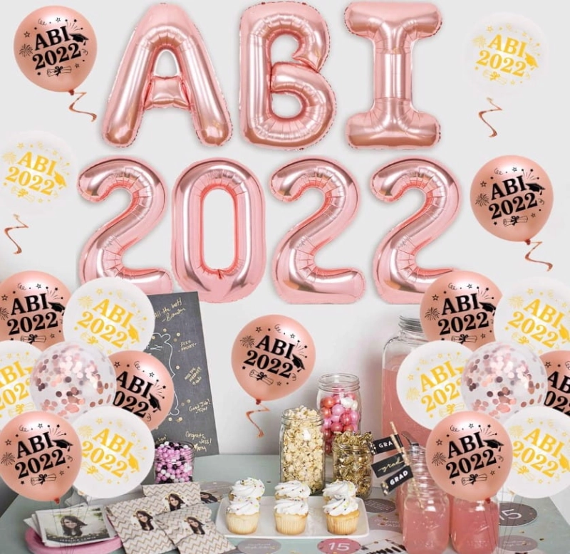 Abi 2022 Dekoracja Na Ukończenie Szkoły 2022 Róż B