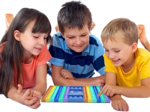 Zabawki Sensoryczne Rainbow Szachownica Push Bubbl