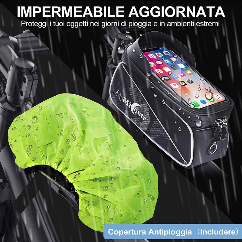 Wodoodporna Sakwa Torba Rowerowa Uchwyt Na Telefon