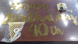 Dekoracje Na 40 Urodziny Happy Birthday 40Th
