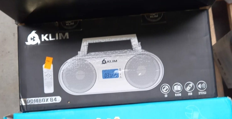 KLIM Boombox Portable Audio System - - Nowa wersja