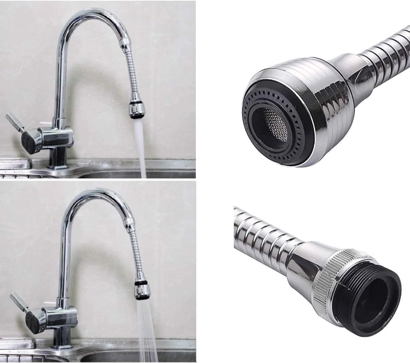 Aerator kranowy elastyczny obrotowy opryskiwacz