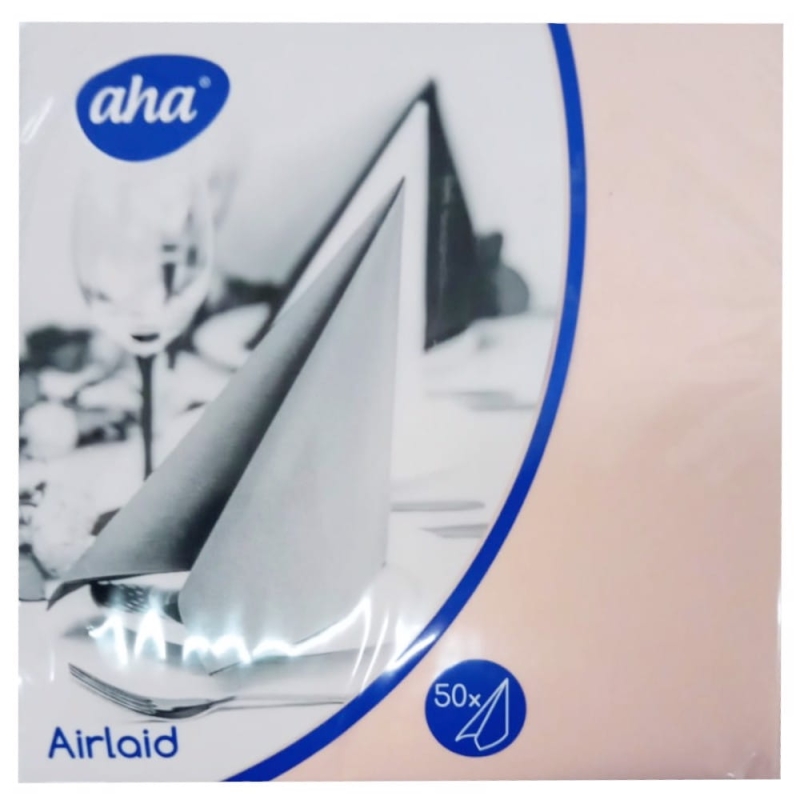 Serwetka Airlaid 40x40 flizelina różowa 50szt