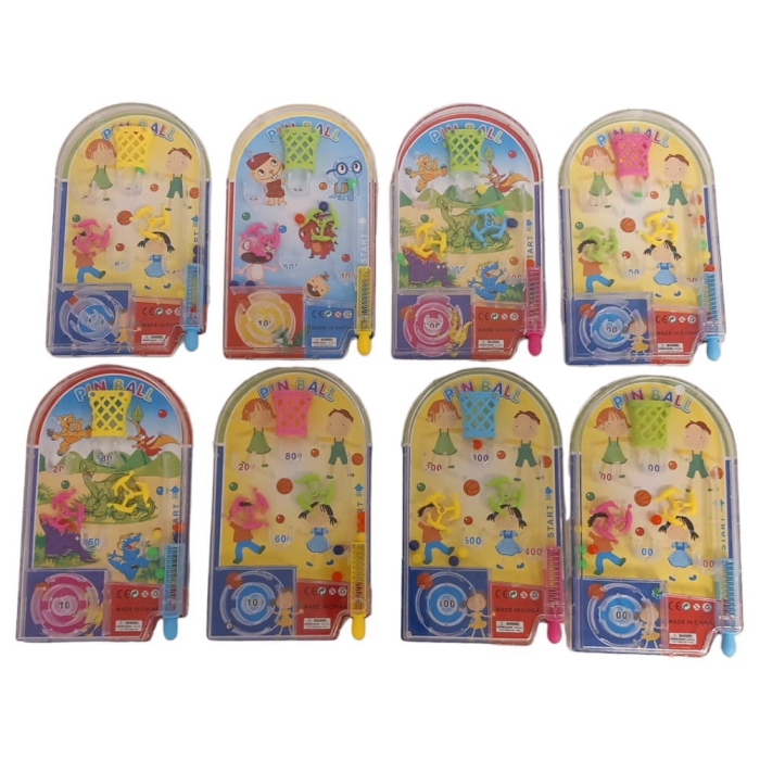 Gra zręcznościowa flipper mini koszykówka 8szt