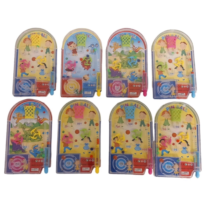 Gra zręcznościowa flipper mini koszykówka 8szt