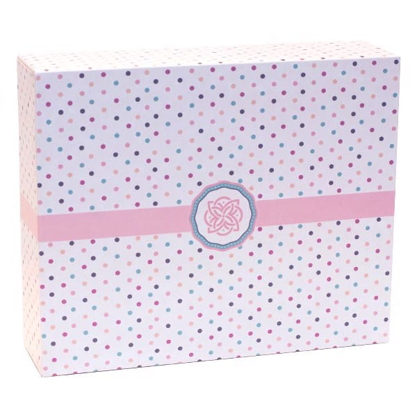 Pudełko na tort 25x21x7cm kropki 20szt $ (opłata SUP)